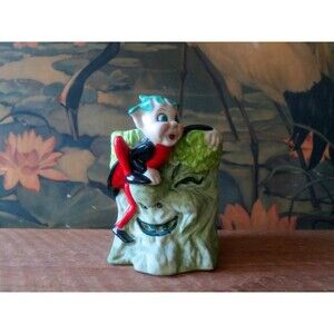 Vintage MCM Pixie Elf Planter Norcrest Flower Pot Made in Japan